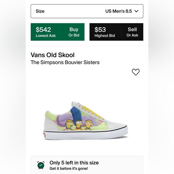 Simpsons Vans Mens 8.5 - Picture 5 of 5